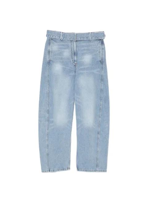 belted jeans by MAGDA BUTRYM