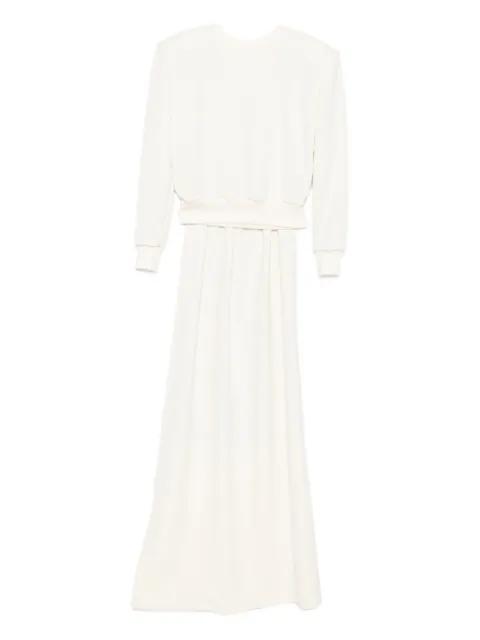 belted knitted dress by MAGDA BUTRYM