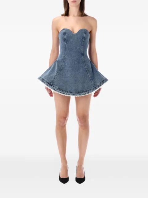bustier lace-trim dress by MAGDA BUTRYM