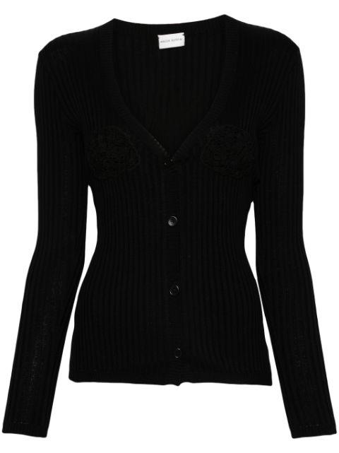 crochet-bra cardigan by MAGDA BUTRYM
