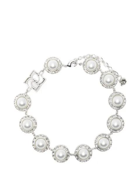crystal-embellishment necklace by MAGDA BUTRYM