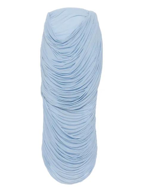 draped midi skirt by MAGDA BUTRYM