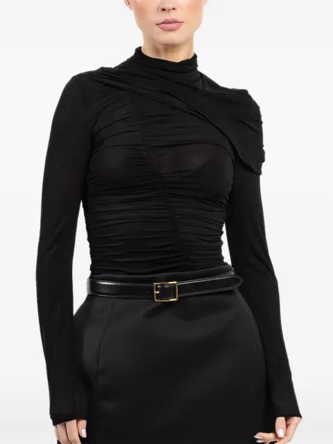 draped ruched top by MAGDA BUTRYM