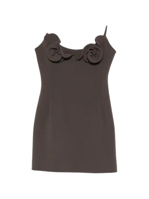 floral-appliqué mini dress by MAGDA BUTRYM