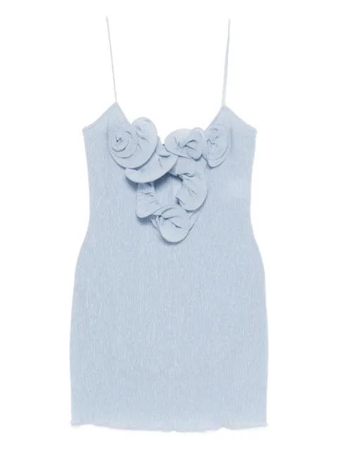 floral-appliqué mini dress by MAGDA BUTRYM
