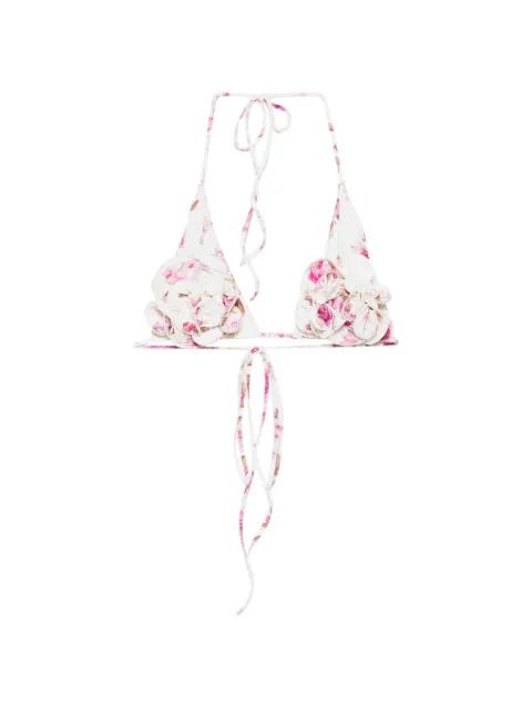 floral-print bikini top by MAGDA BUTRYM