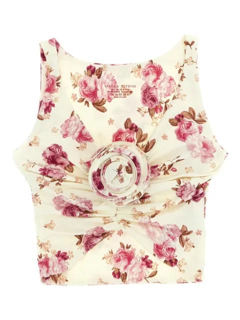 floral-print bikini top by MAGDA BUTRYM