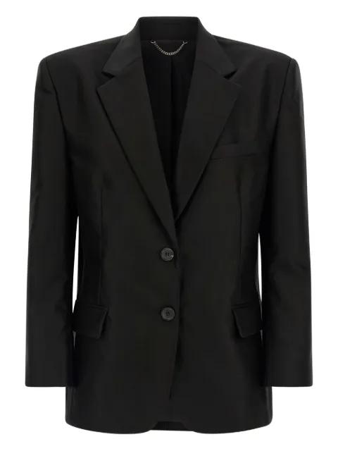 flower-appliqué single-breasted blazer by MAGDA BUTRYM
