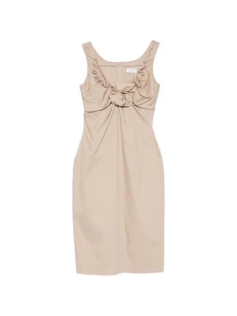 flower-detail midi dress by MAGDA BUTRYM