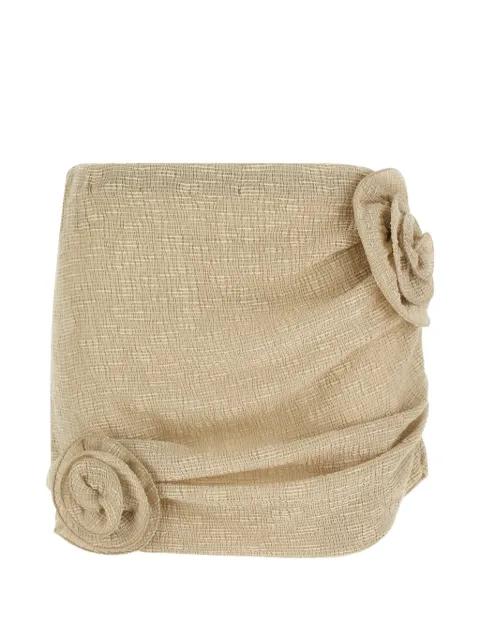 flower-detail mini skirt by MAGDA BUTRYM