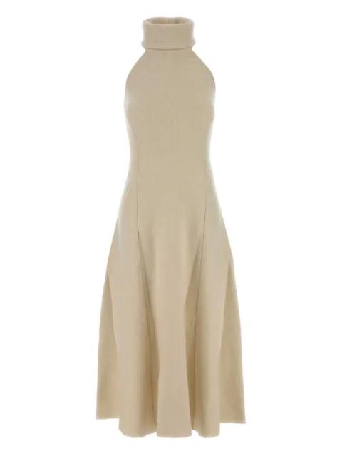 halterneck midi dress by MAGDA BUTRYM
