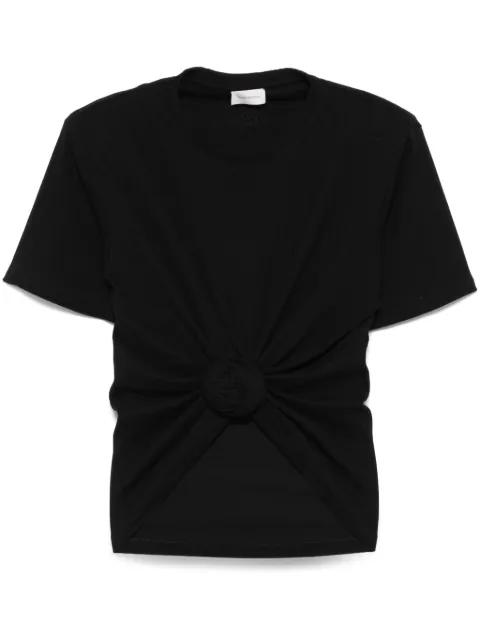 knot-detail T-shirt by MAGDA BUTRYM