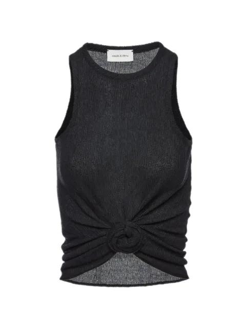 knot-detail tank top by MAGDA BUTRYM