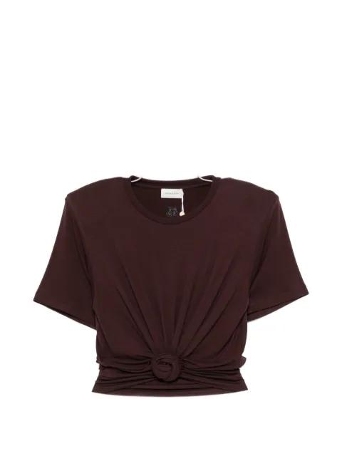 knotted jersey t-shirt by MAGDA BUTRYM