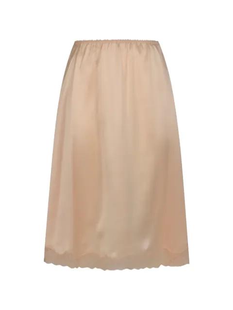 lace-trim midi skirt by MAGDA BUTRYM