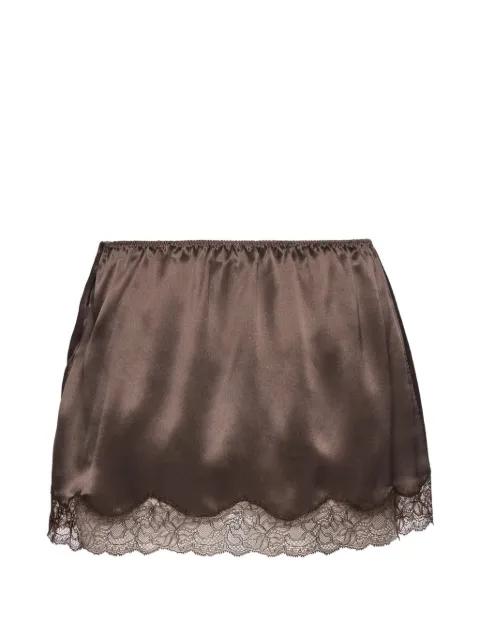 lace-trim mini skirt by MAGDA BUTRYM