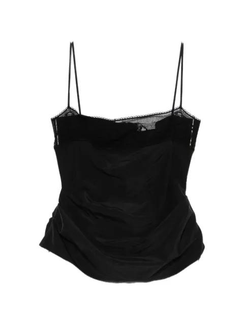 lace-trim top by MAGDA BUTRYM