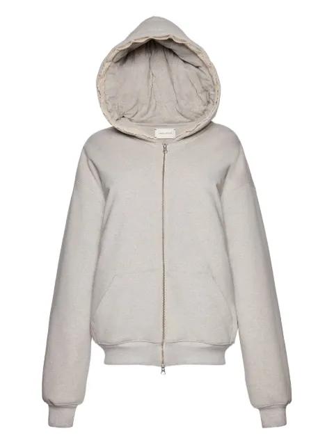 lace-trimmed hoodie by MAGDA BUTRYM