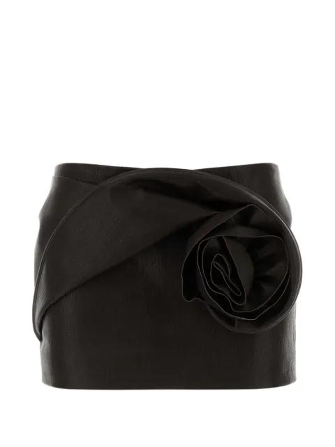 leather mini skirt by MAGDA BUTRYM