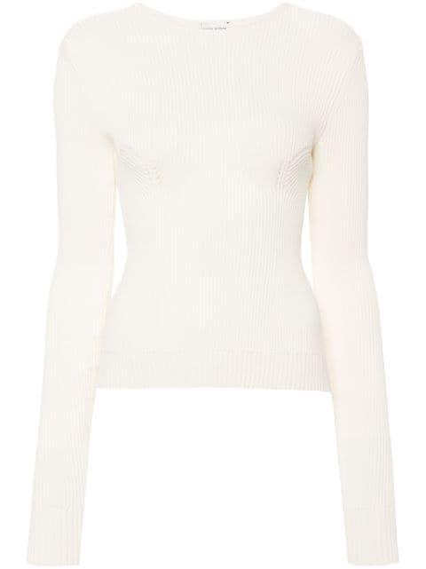 long-sleeve ribbed jumper by MAGDA BUTRYM