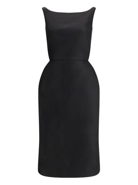 midi square neck dress by MAGDA BUTRYM
