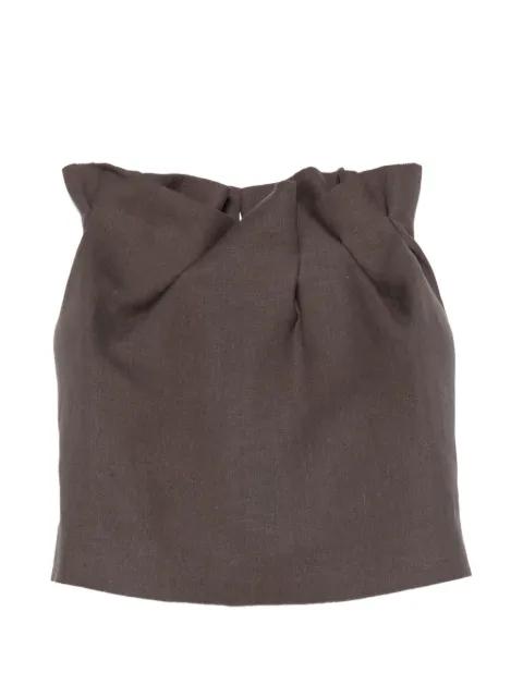 paperbag-waist skirt by MAGDA BUTRYM