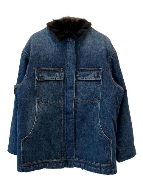 patch-pocket denim jacket by MAGDA BUTRYM