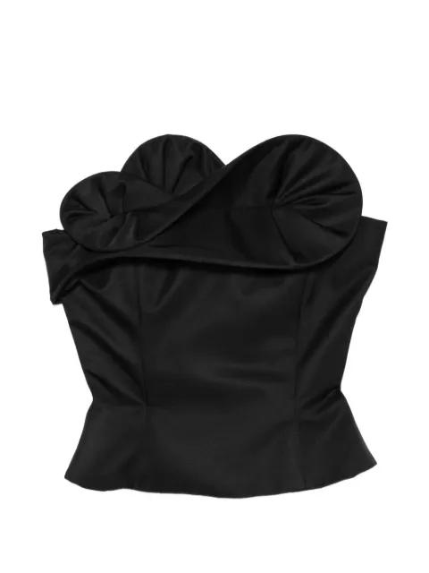 petal strapless corset by MAGDA BUTRYM