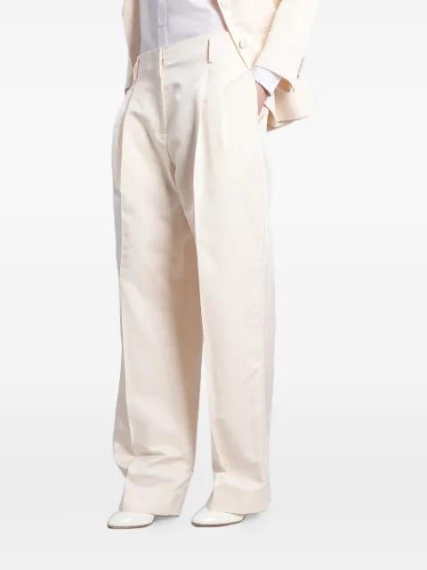 pleated straight-leg trousers by MAGDA BUTRYM