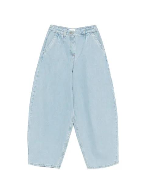 pleated widw-leg jeans by MAGDA BUTRYM