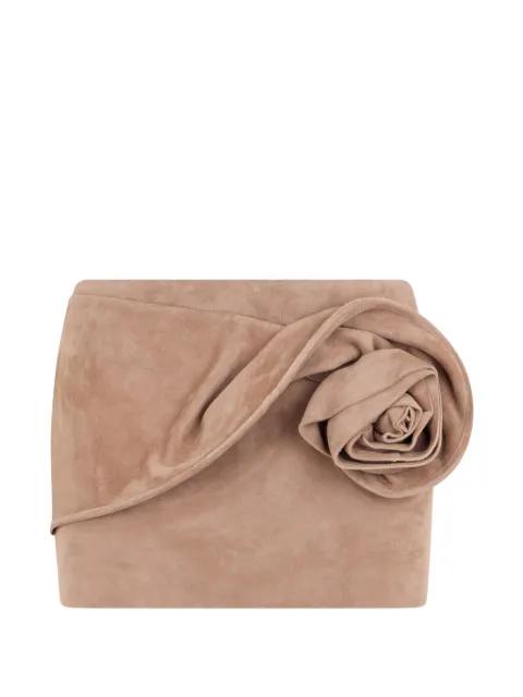 rose-detail draped skirt by MAGDA BUTRYM