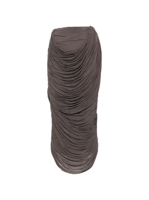 ruched skirt by MAGDA BUTRYM