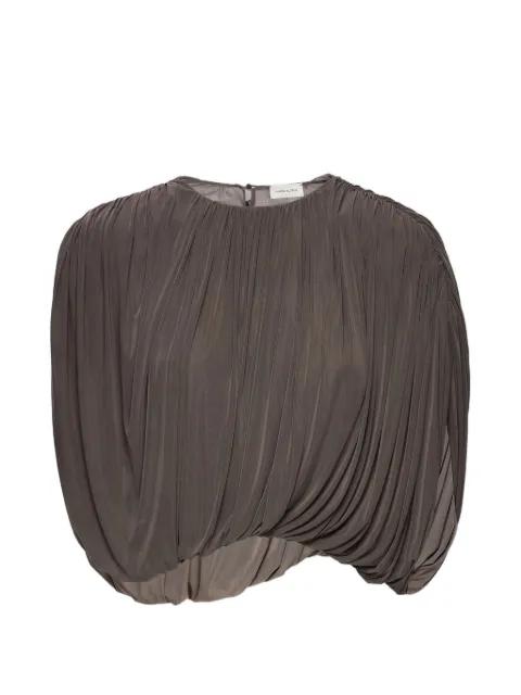 ruched top by MAGDA BUTRYM