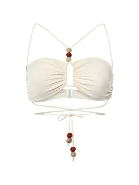 ruffled bikini top by MAGDA BUTRYM