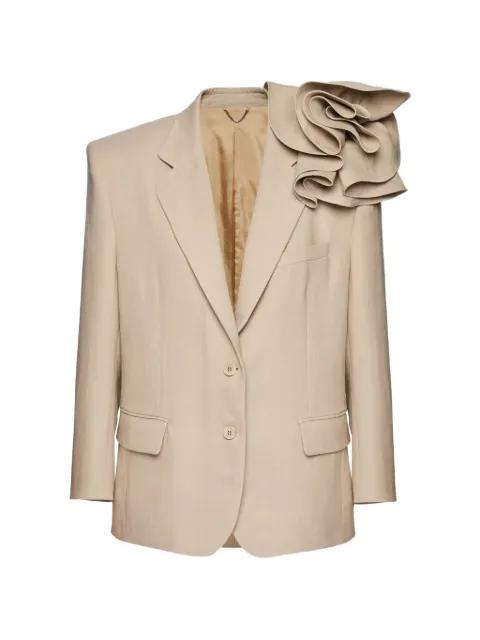 ruffled blazer by MAGDA BUTRYM