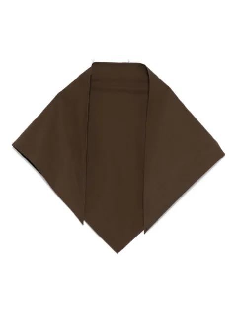 shawl-collar cotton scarf by MAGDA BUTRYM
