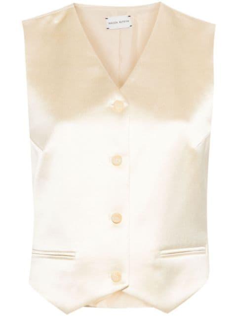 silk waistcoat by MAGDA BUTRYM