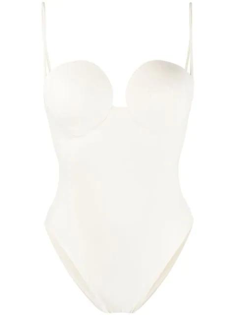 sweetheart neckline swimsuit by MAGDA BUTRYM