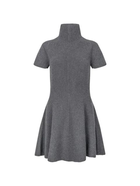 turtle-neck ribbed mini dress by MAGDA BUTRYM
