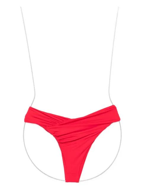twisted-waist bikini bottoms by MAGDA BUTRYM
