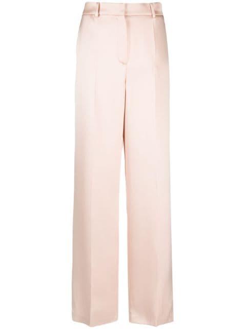 wide-leg silk trousers by MAGDA BUTRYM