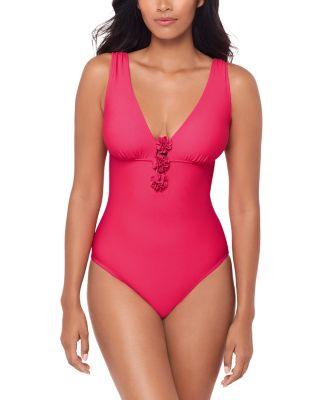 Solid Wallis One Piece Swimsuit by MAGICSUIT