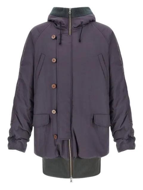 3/4 Kenny hoodied jacket by MAGLIANO