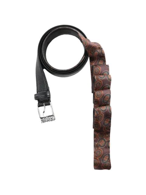 Foulard leather belt by MAGLIANO
