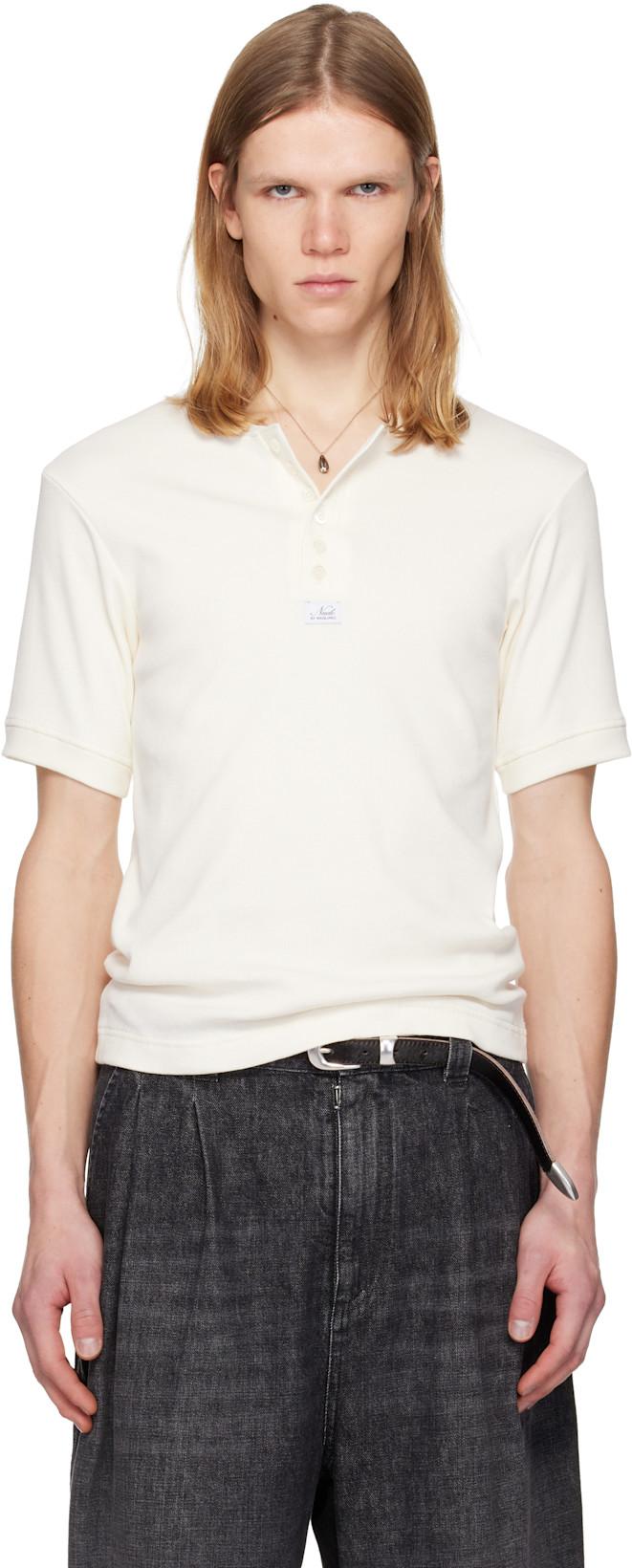 Off-White 'Nudo' Serafino Henley by MAGLIANO