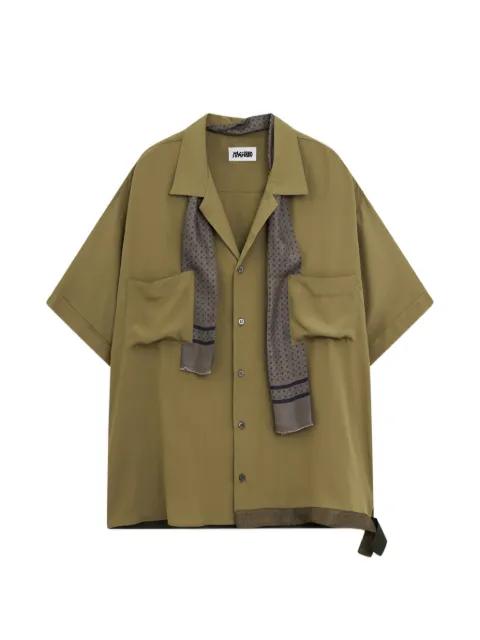 Pasolini scarf-detail shirt by MAGLIANO