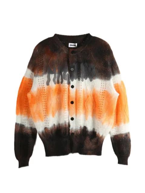 Psychedelic Bimbo tie-dye cardigan by MAGLIANO