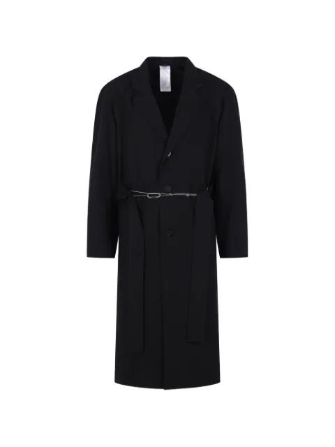 belted cotton coat by MAGLIANO