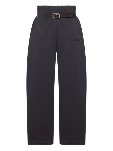 belted cotton trousers by MAGLIANO