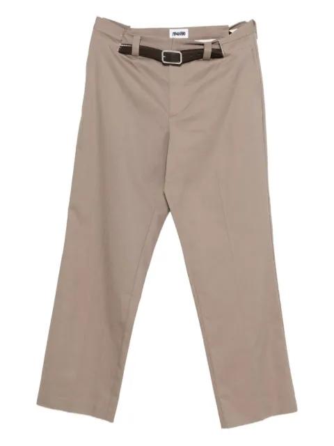 belted trousers by MAGLIANO